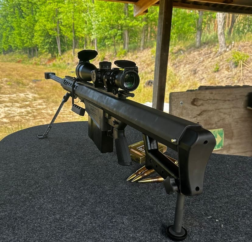 Barrett M82A1 50 BMG - karabin wyborowy, strzelanie w Polsce